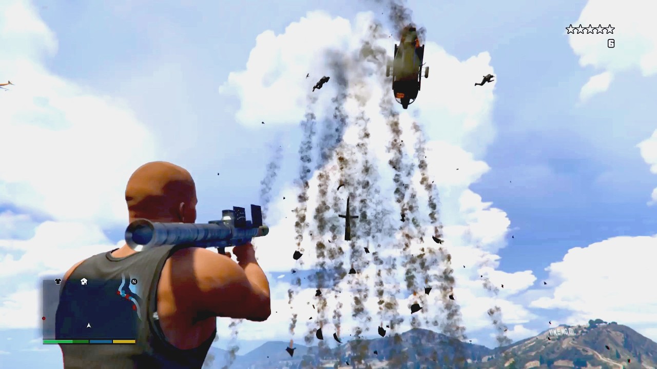 GTA V Helicopter Explosion Compilation #3 #gtav #gta5 #gta #gaming