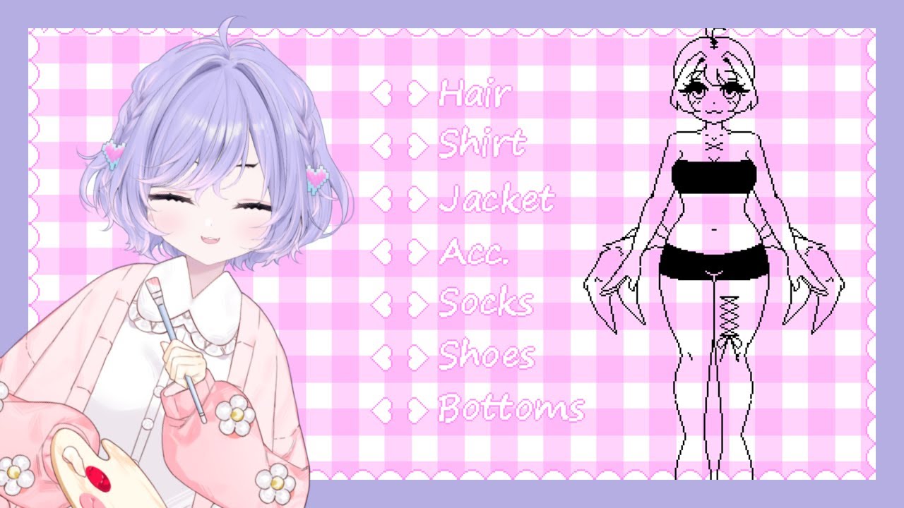 【Art】Making A Console Vtuber Friend for Cassie!