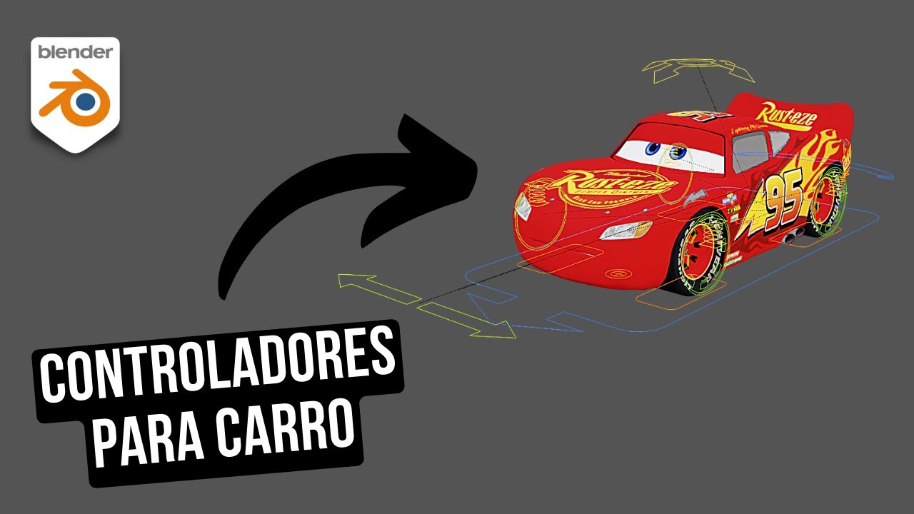 Controladores Para Carros En Blender 2.8 A 3.4 | Tutorial Básico Add RigaCar V7.1