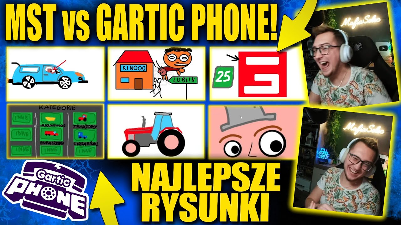 GARTIC PHONE Z EKIPĄ MST🤣 #2 ☎️ *Tworzymy Historyjki*