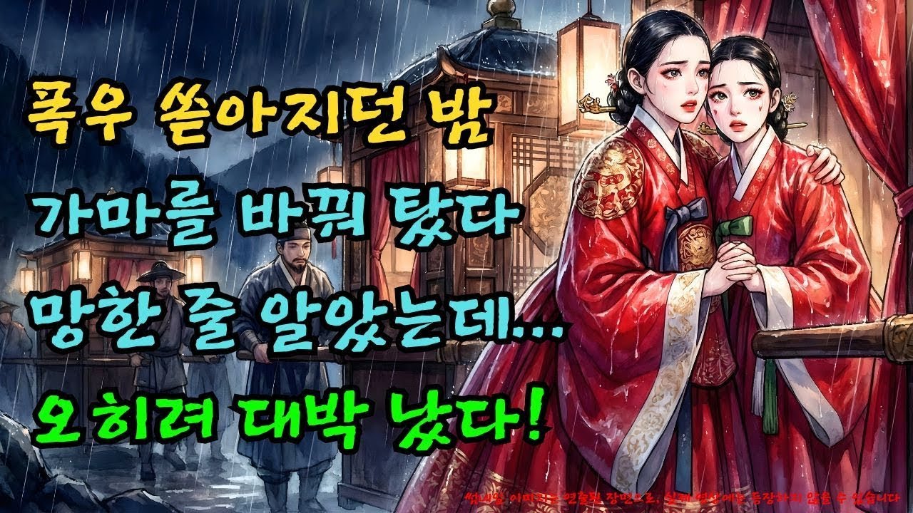 꽃가마 바꿔 탄 두 여인, 첫날밤 신부가 뒤바뀌다 |야담·민담·전설·설화·옛날이야기·야사·오디오북
