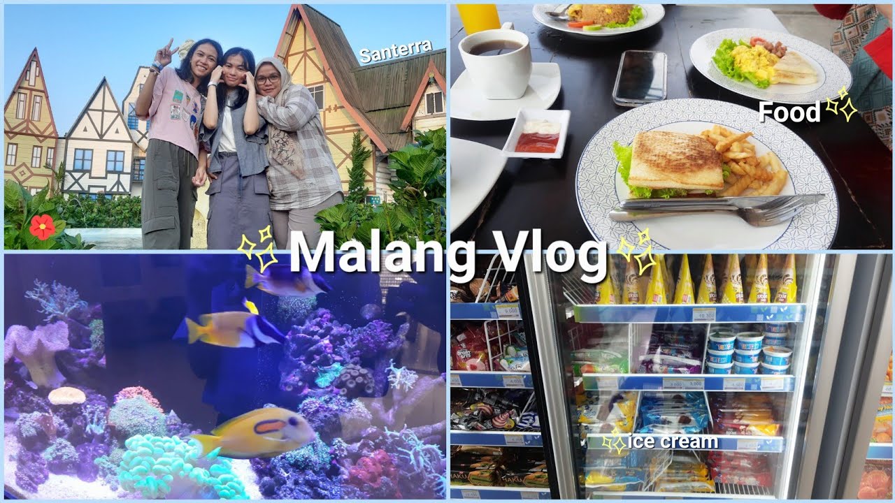 Malang Vlog part 2 | Santerra De Laponte🌷🦋, Food🥪🧃, oleh-oleh