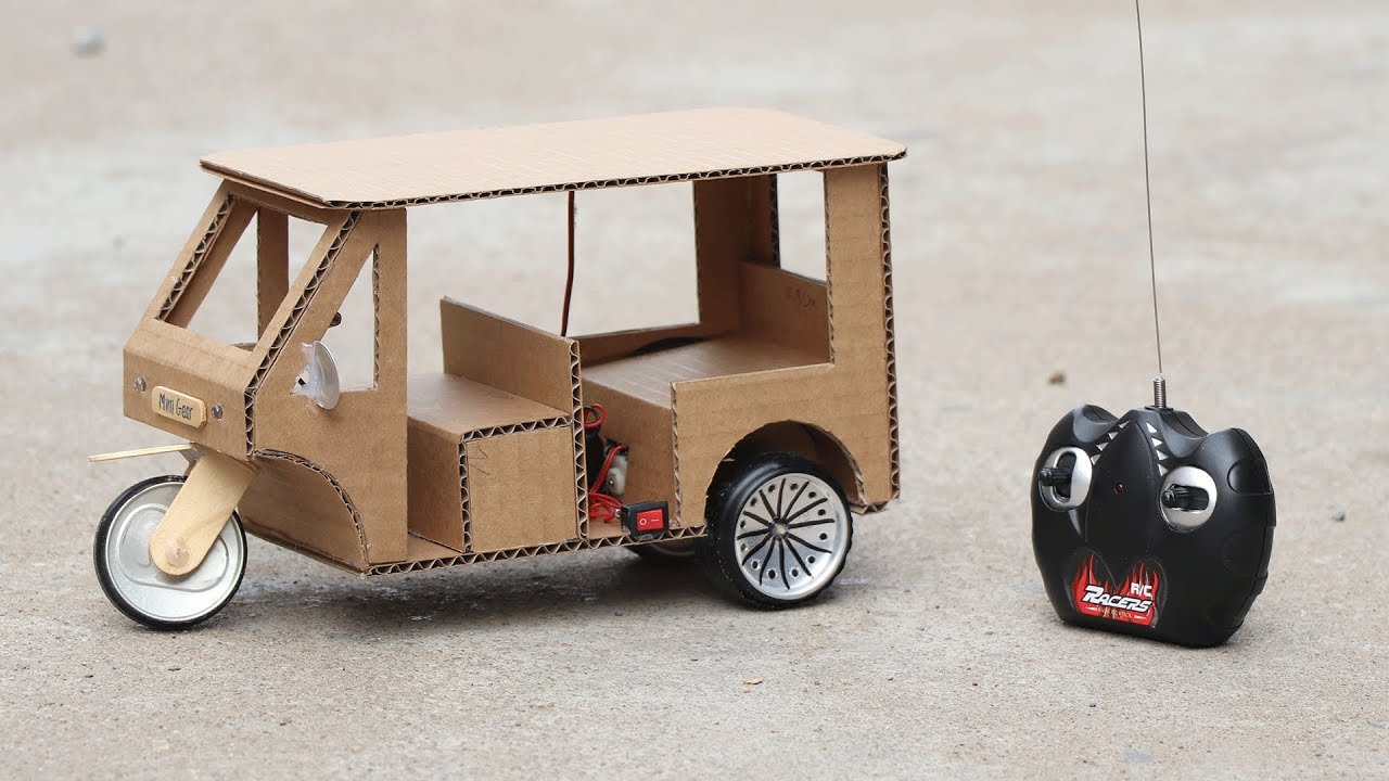How to Make a RC Rickshaw (Tuk Tuk)