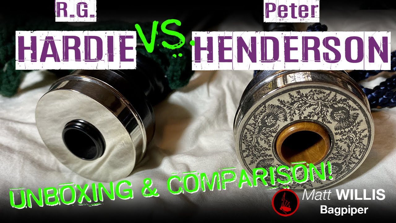 Unboxing! R.G. Hardie Plain-Turned Bagpipes + Play Test Comparison with Henderson Heritage Pipes!