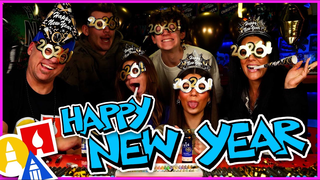 Happy New Year's Eve 2026 From Art For Kids Hub!