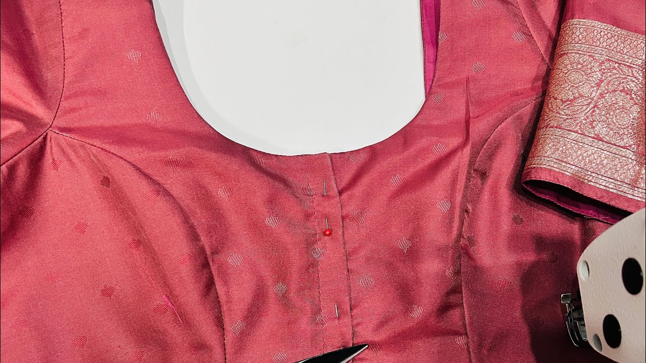 step by step princess cut blouse stitching tutorial #sewing #new#blouse #trending #fashion #ytshorts