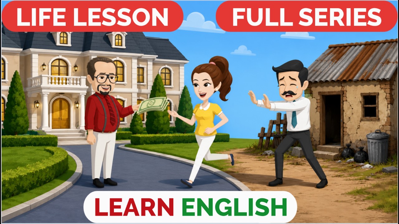 ❤️Life Lesson Full Series | Animated stories | English Story | English Conversation | Window English