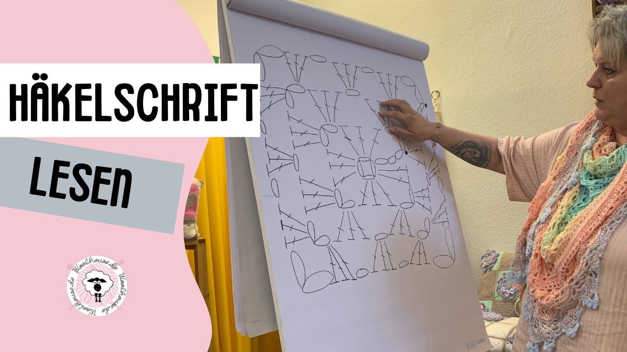 Woolhouse Magazin Häkelschrift einfach erklärt / Häkelschrift lesen lernen..