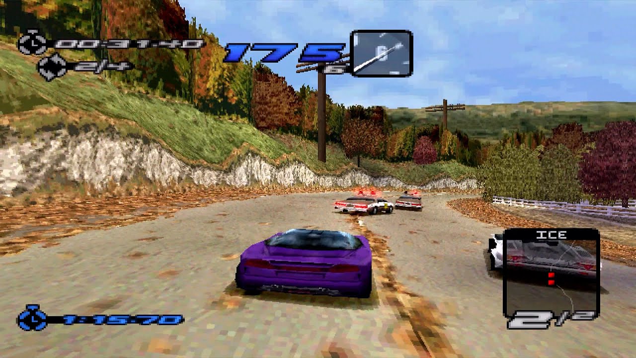 Need For Speed III: Hot Pursuit Longplay Gameplay 4K [1998] - [PS1]