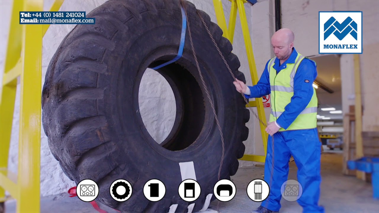 Monaflex Tutorial - Repairing Large OTR Tyres (30.00'' section widths and above)