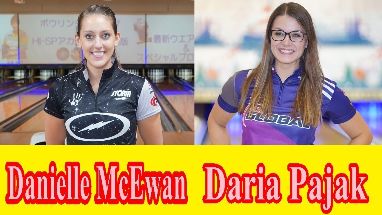 Danielle McEwan & Daria Pajak Bowling release Super slow motion【ボウリング】