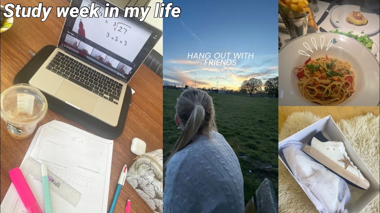 Study week in my life!! Romanticising studying! Some motivation to study ☕️
