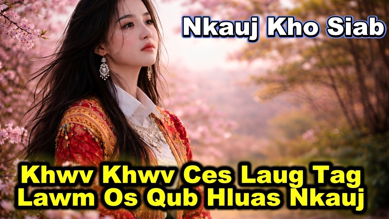 khwv khwv ces laug tag lawm os qub hluas nkauj | nkauj kho siab.
