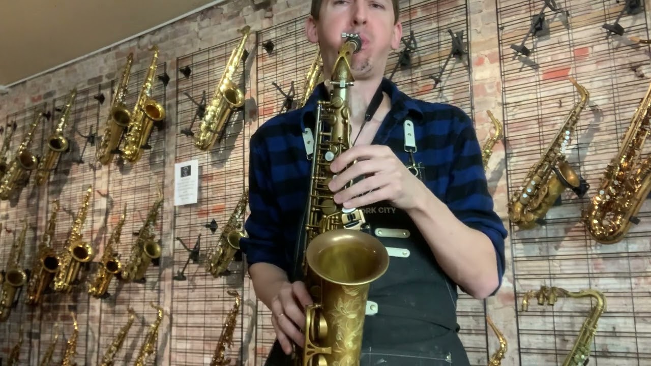 The Amazing NEW Ishimori &ldquo;Super Custom&rdquo; Alto Saxophone Unlacquered! www.newyorksax.com