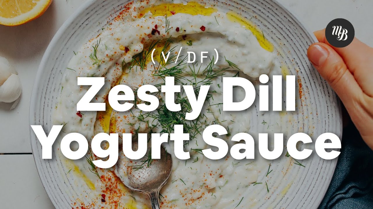 Zesty Dill Yogurt Sauce | Minimalist Baker Recipes