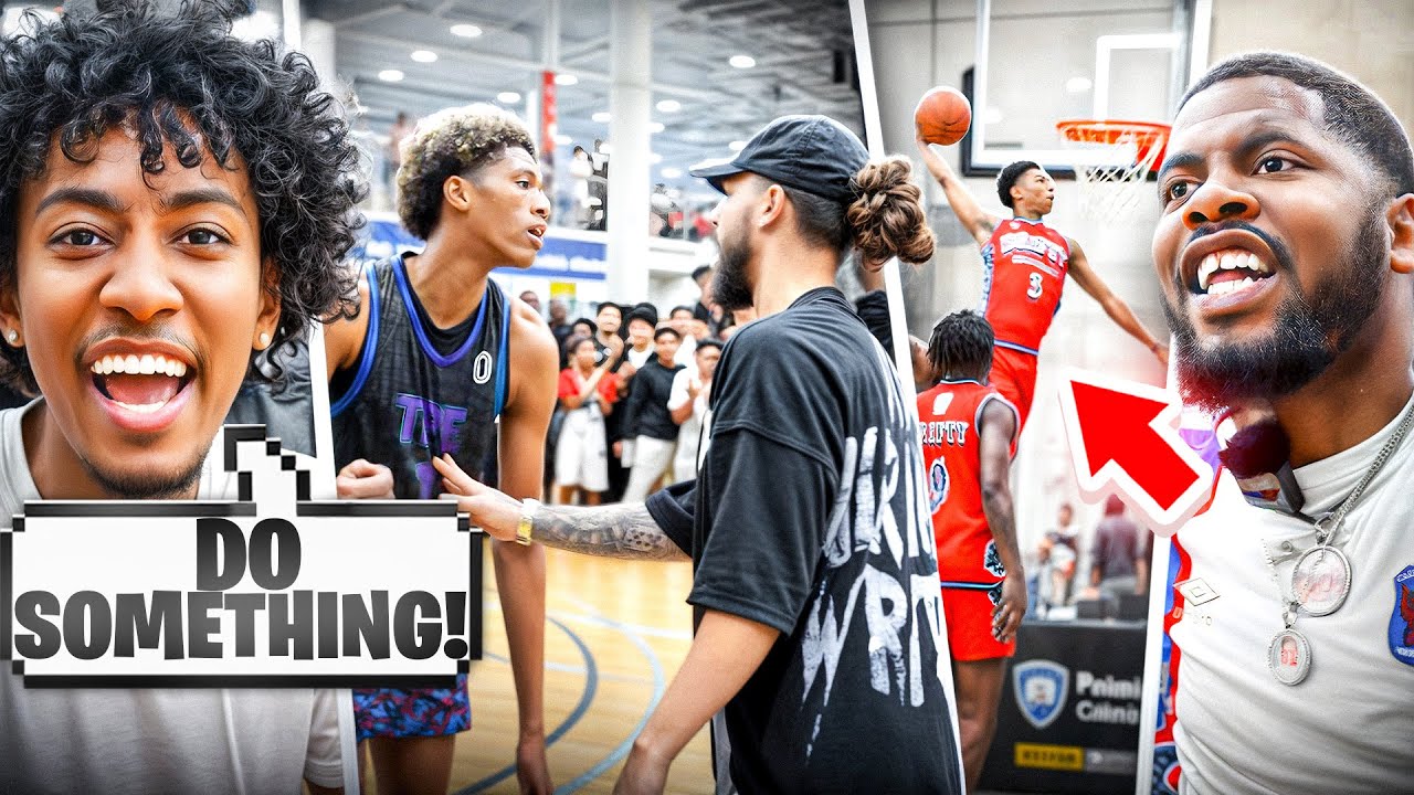 WE GOT INTO A FIGHT IN THIS HEATED AAU GAME!