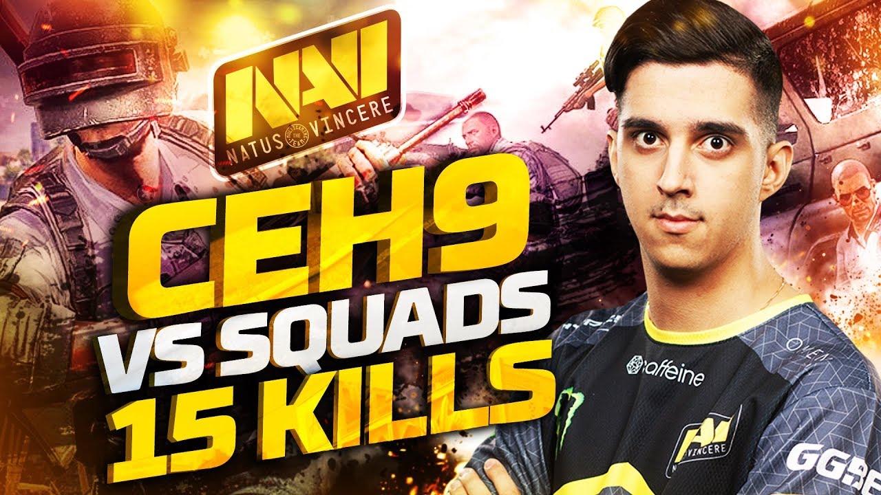 NAVI ceh9 SOLO vs SQUADS 15 KILLS - PUBG edit