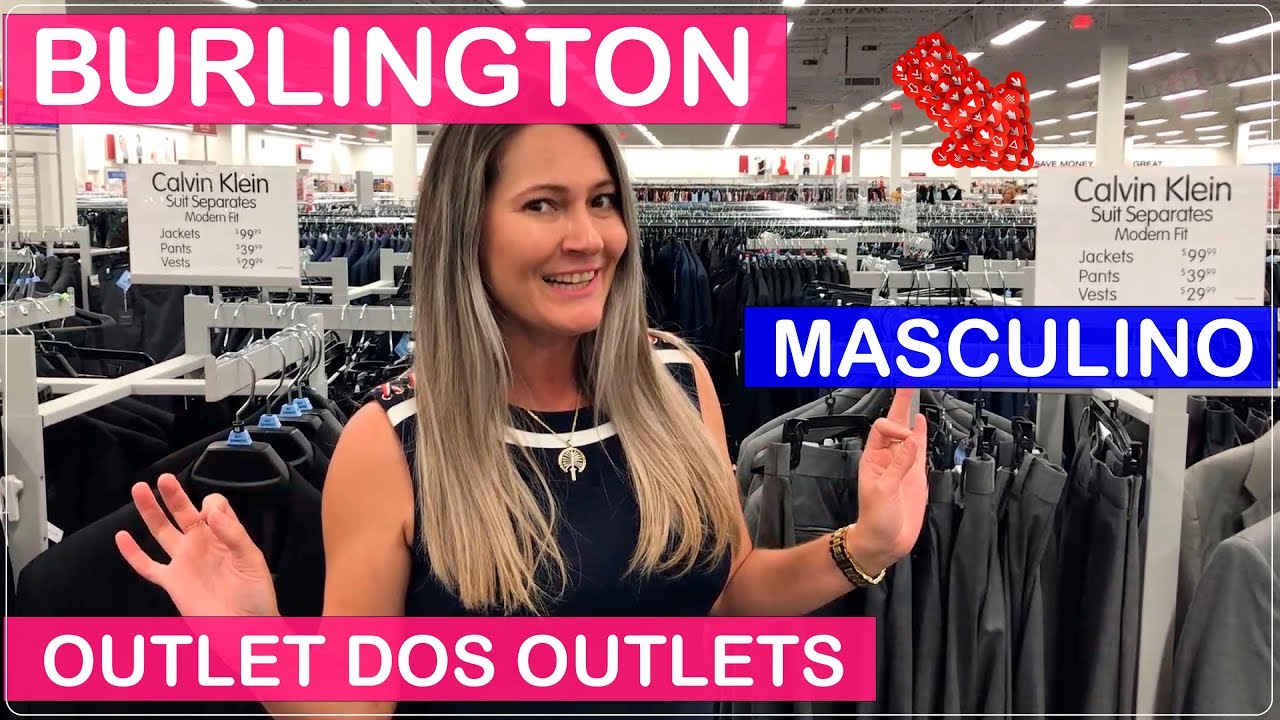BURLINGTON vende ROUPA de GRIFE para HOMEM??? Compras em ORLANDO nos EUA de Moda MASCULINA!