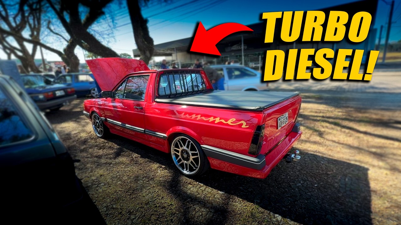 PAPO DE EXCLUSIVIDADE! SAVEIRO QUADRADA COM MOTOR TURBO DIESEL