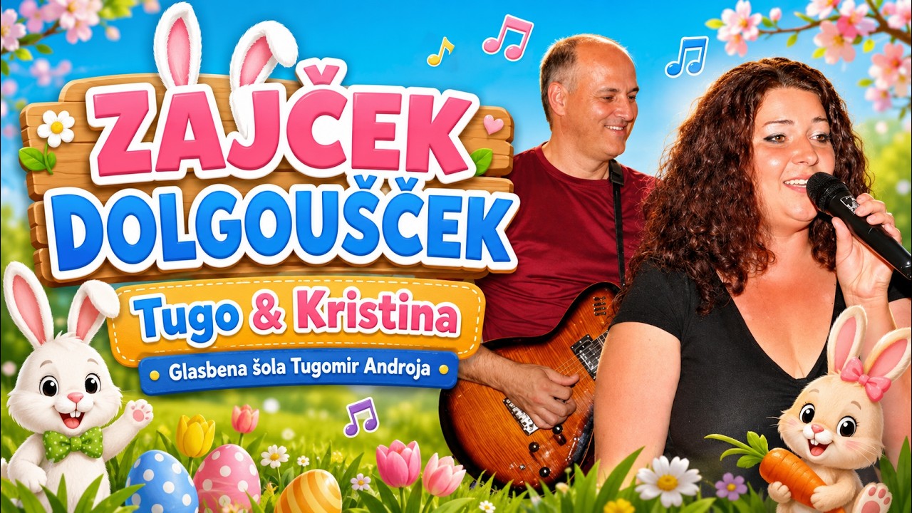ZAJČEK DOLGOU&Scaron;ČEK bel ima&scaron; kožu&scaron;ček (Otro&scaron;ke pesmice o živalih ) Tugomir Androja