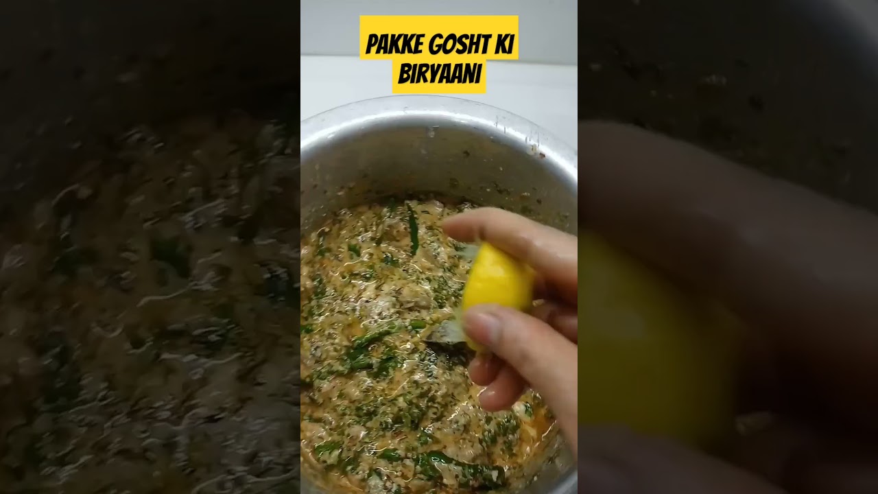 pakke gosht ki biryani so yummy @cook with me$