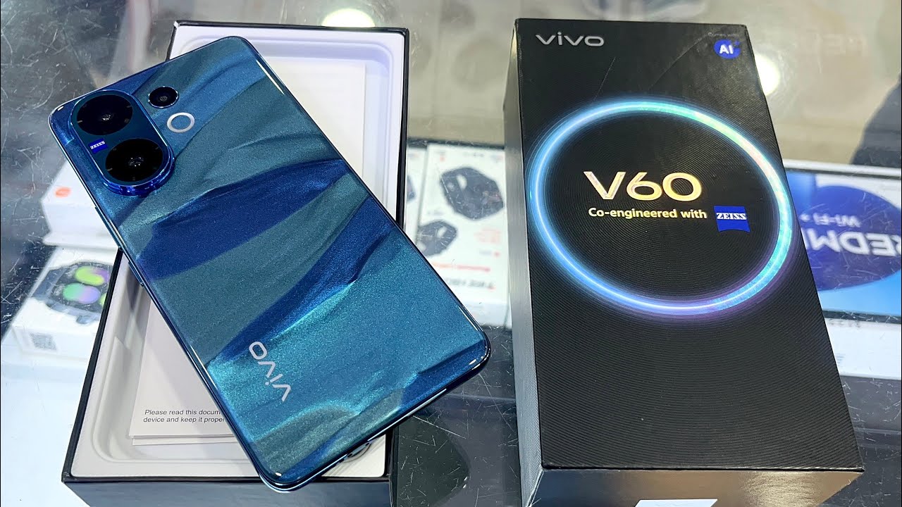 Vivo V60 5G Unboxing - Moonlight Blue Colour 🥰| Vivo Latest Smartphone Under 40k | Guru Mobile World