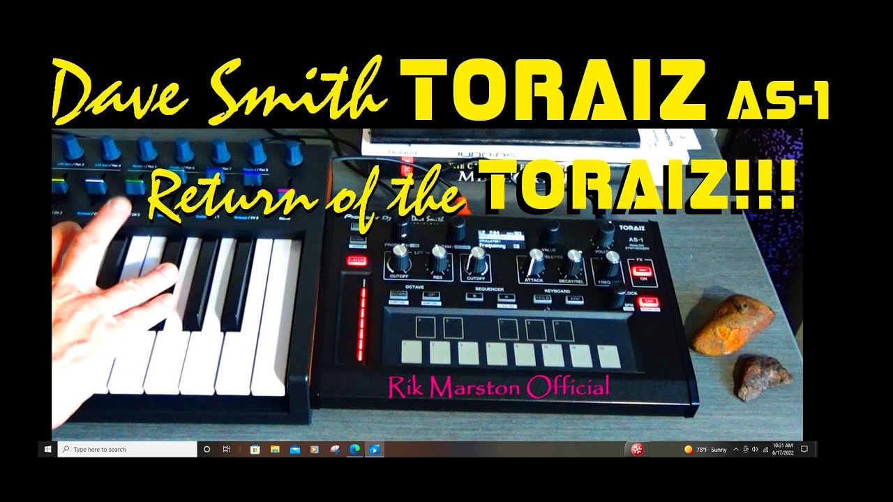 Dave Smith Toraiz AS-1 The Return Analog Synthesizer VCO Rik Marston