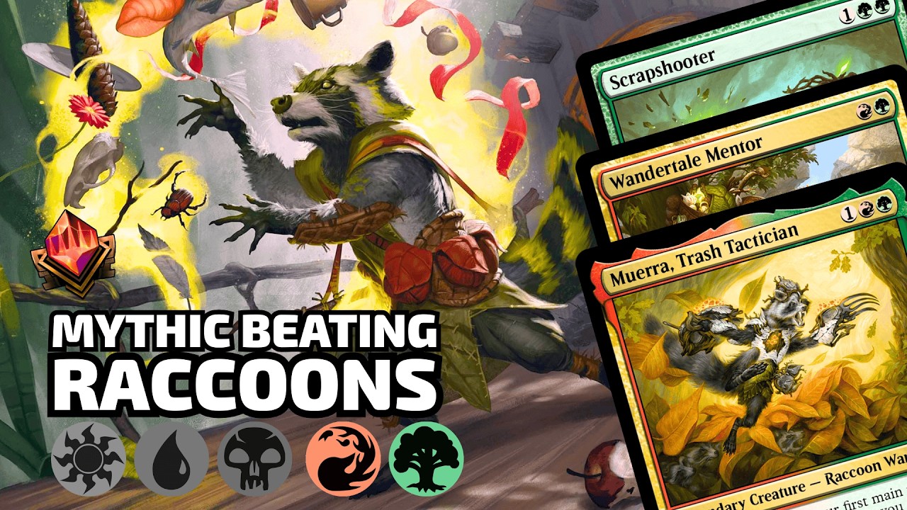 🟢🔴Easy-To-Play Raccoons CRUSH Mythic! | MTG Arena Standard Gruul Ranked