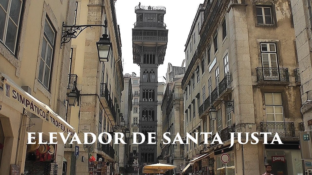 LISBON: Santa Justa Lift - viewpoint (Portugal)