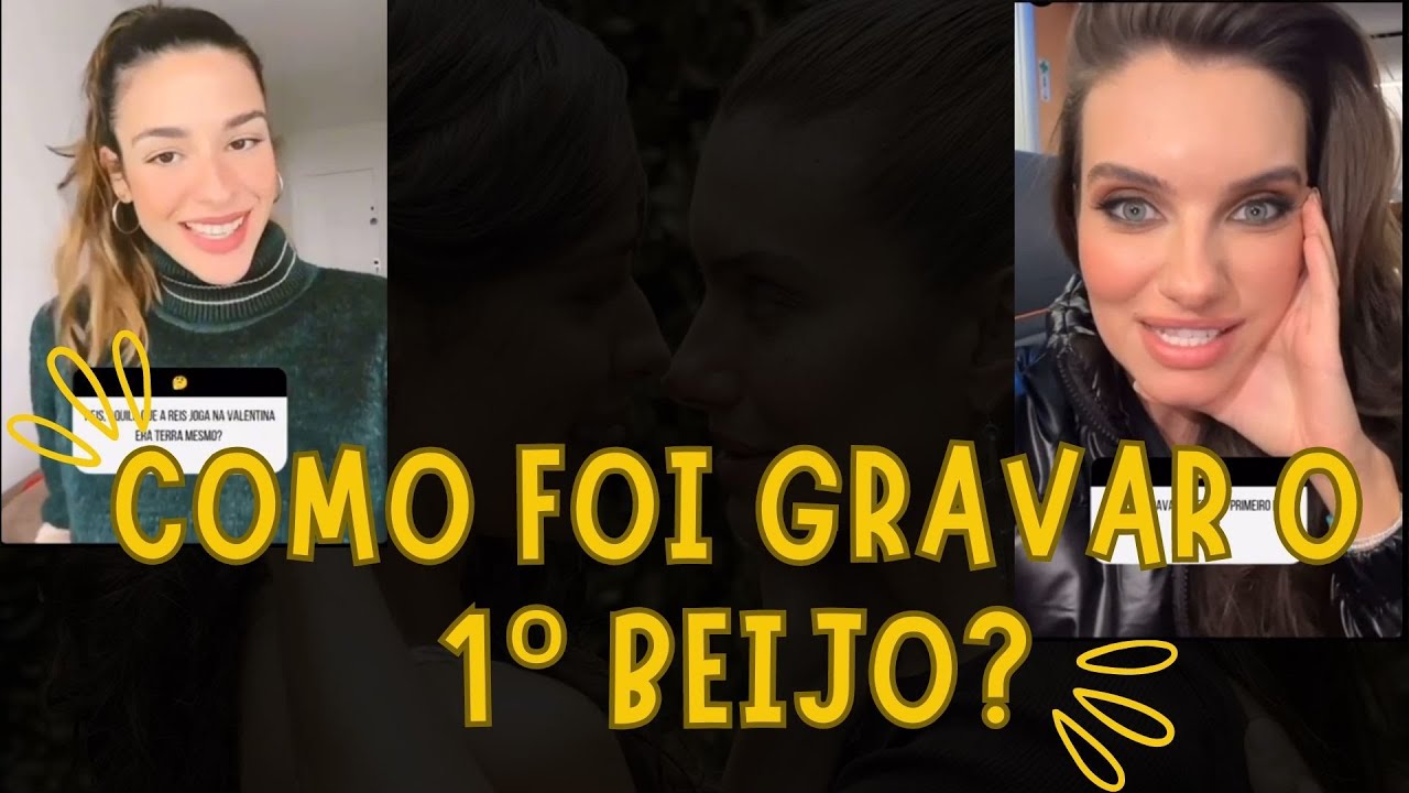 Buiar e Reis contam como foi a cena do 1º beijo de Valu.