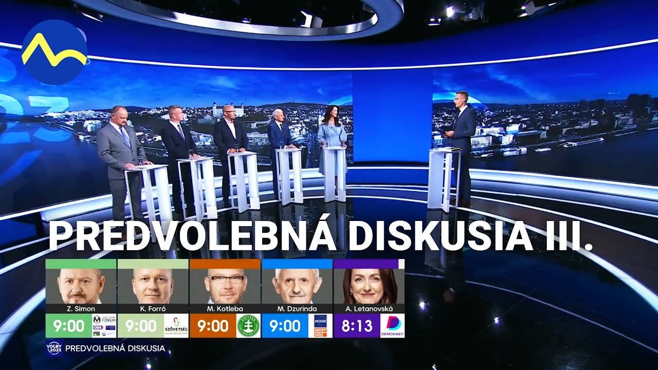 Predvolebná diskusia III. - Voľby 2023 - TV Markiza