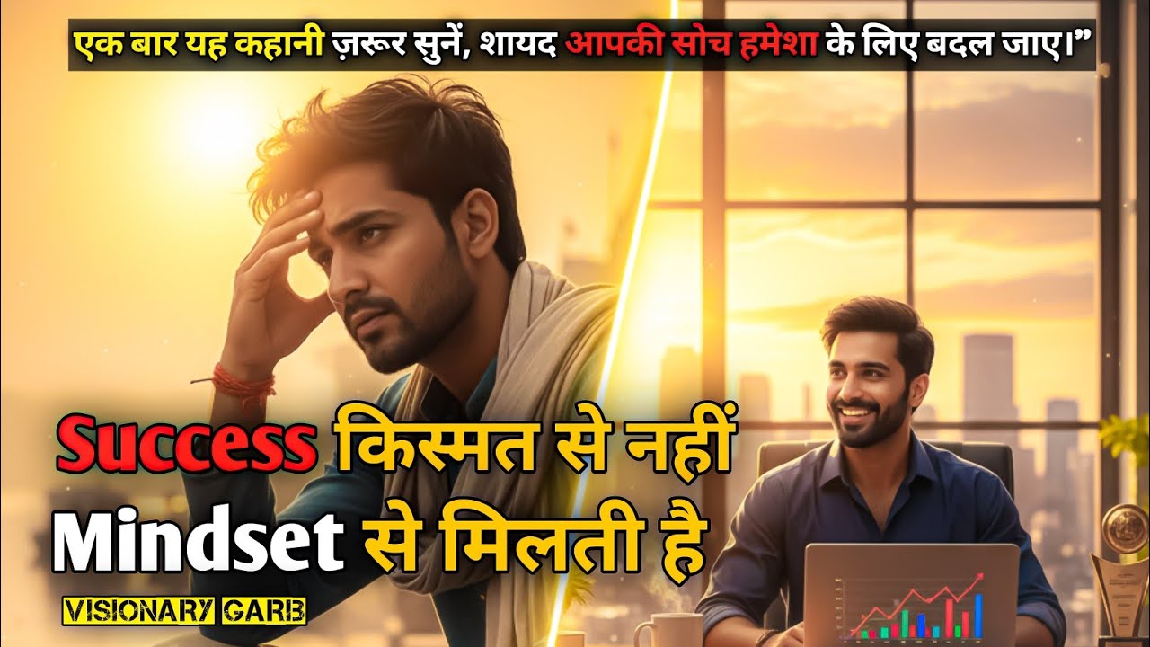  Luck vs Mindset: सफलता का असली राज | Motivational Story in Hindi