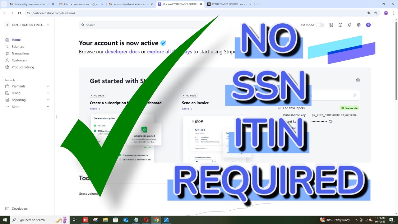 How to Create a Stripe Account on LLC 2025 | Stripe Account Setup on LLC &ndash; Full Guide for Beginners