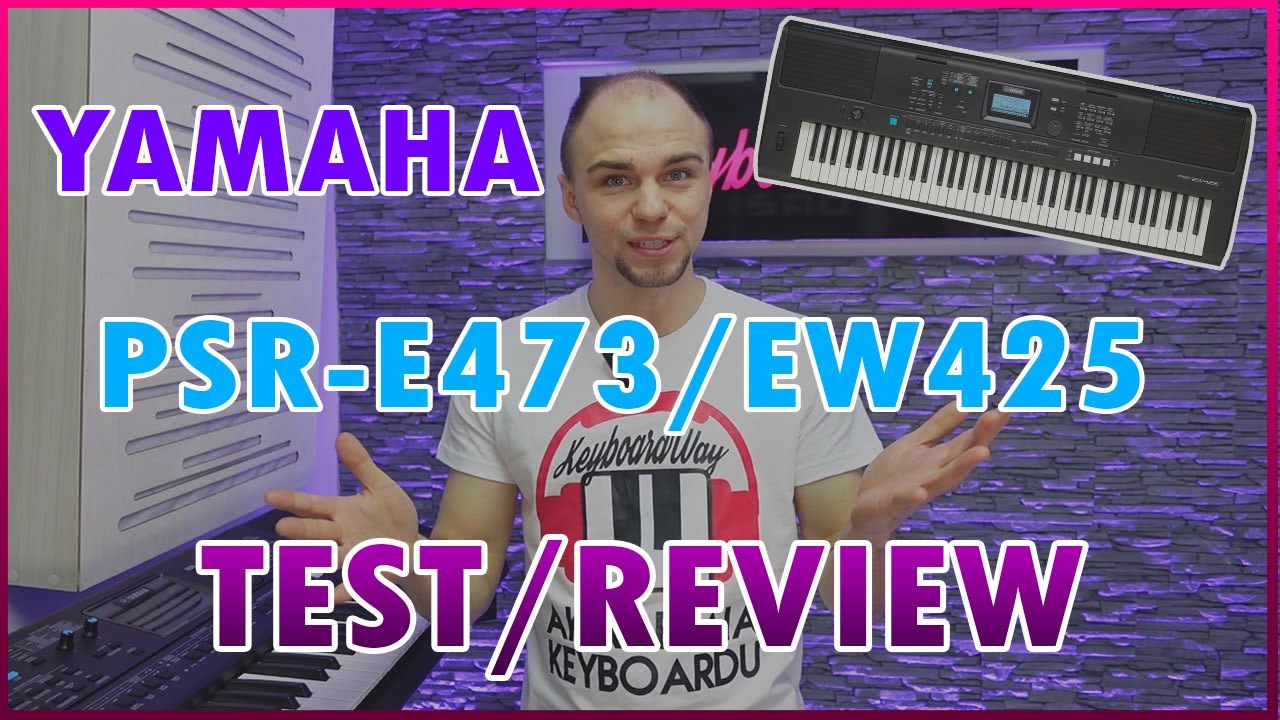 YAMAHA PSR-E473 EW425 Instrument dla początkujących do 2000zł recenzja, review entry level keyboard