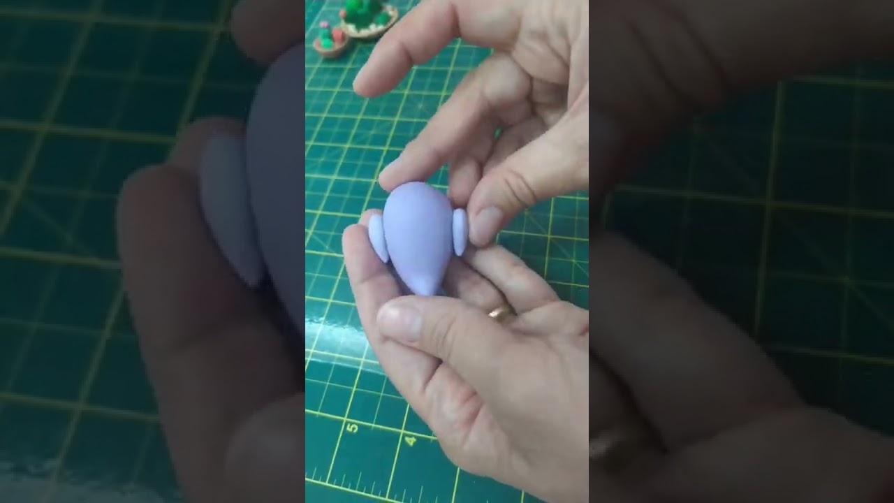 Passarinho de biscuit