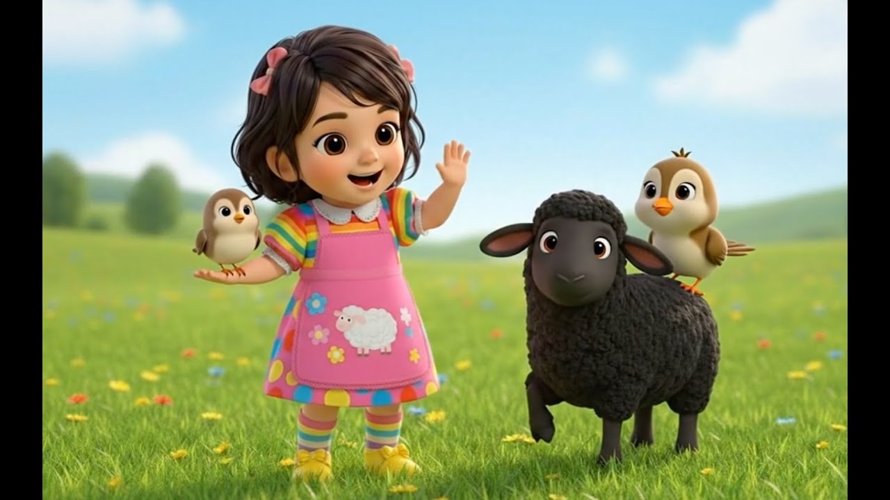 Baa Baa Black Sheep | Nursery Rhyme for Kids & Babies 👶🐑