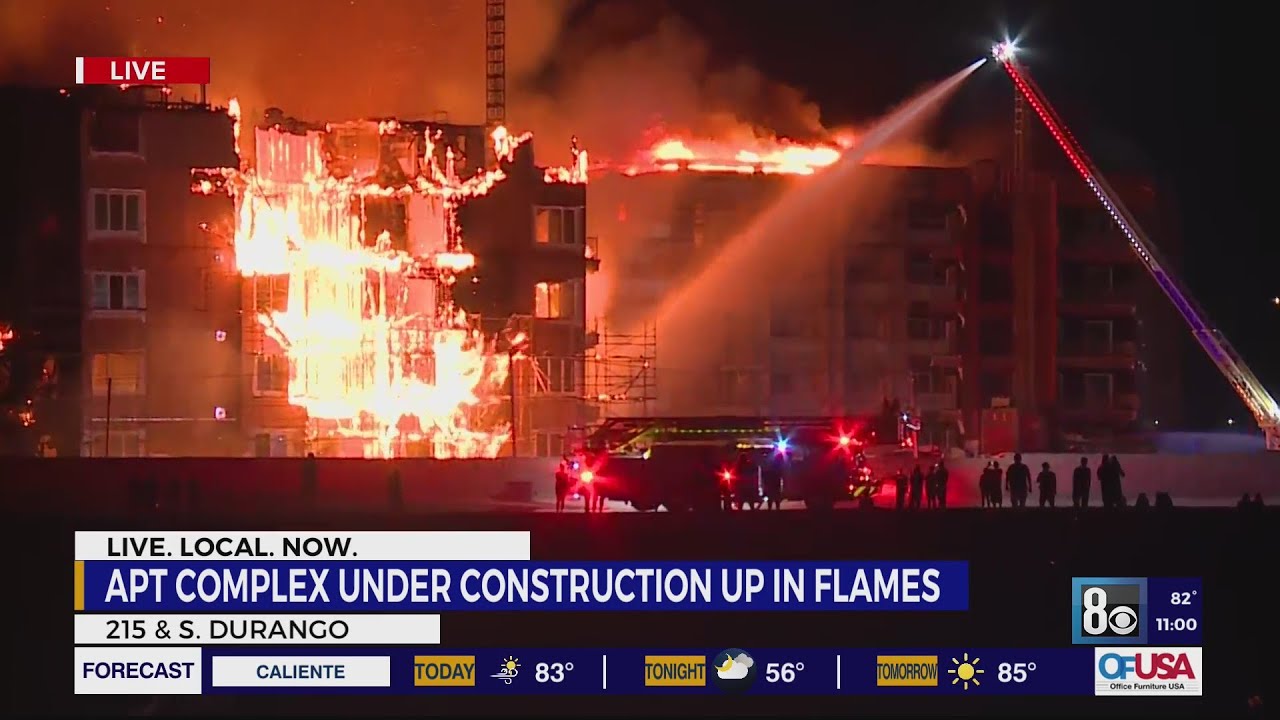 Building declared 'total loss' after fire breaks out in southwest Las Vegas