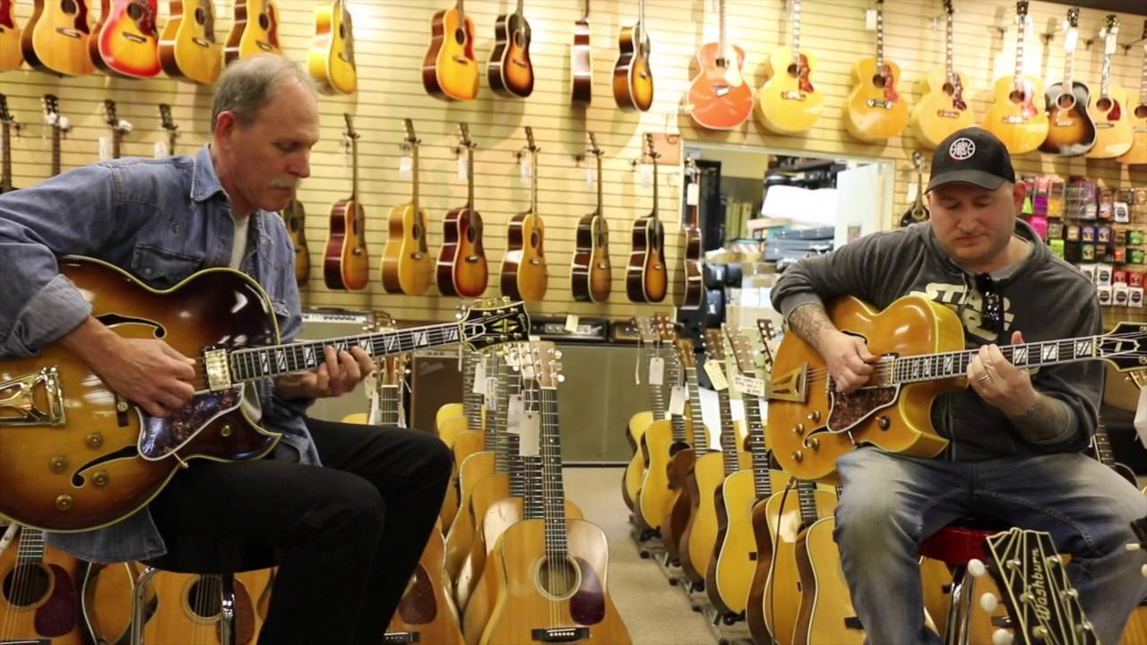 Bruce Forman and Josh Smith playing early 60's Gibson Super 400CES