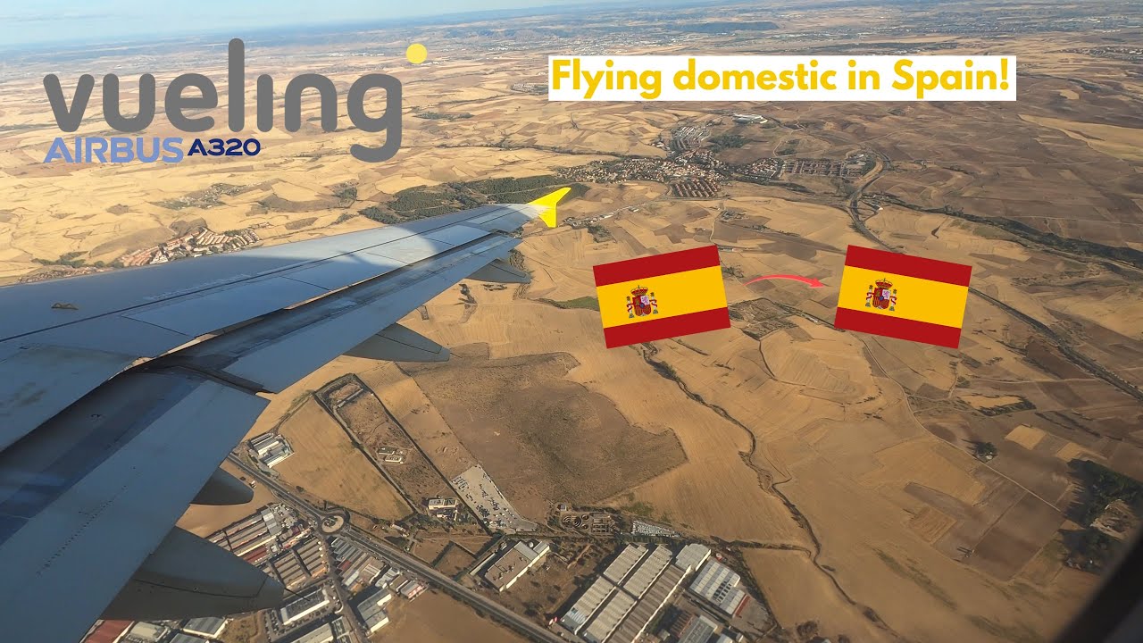 Trip Report | Vueling A320 | Madrid - Barcelona | Economy | 4K