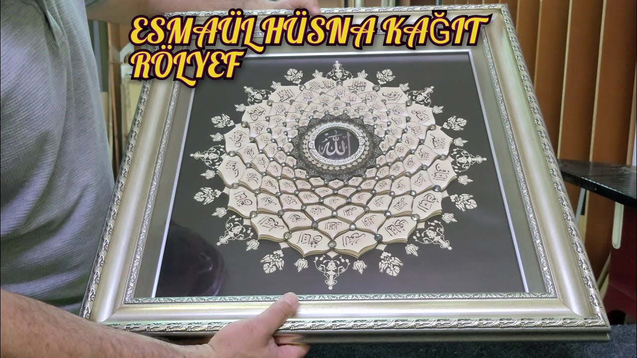 3 BOYUTLU ÇERÇEVE YAPIMI (KAĞIT RÖLYEF)-frame making