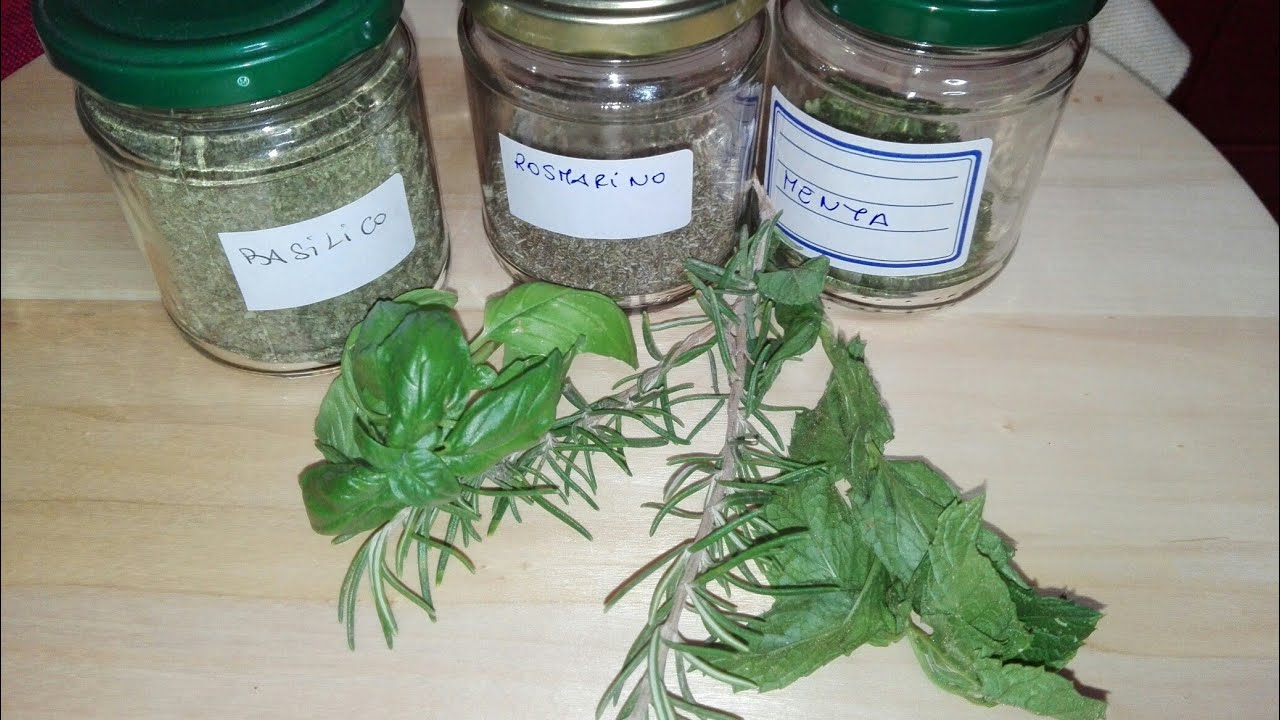 Come essiccare le erbe aromatiche 🌿🌿