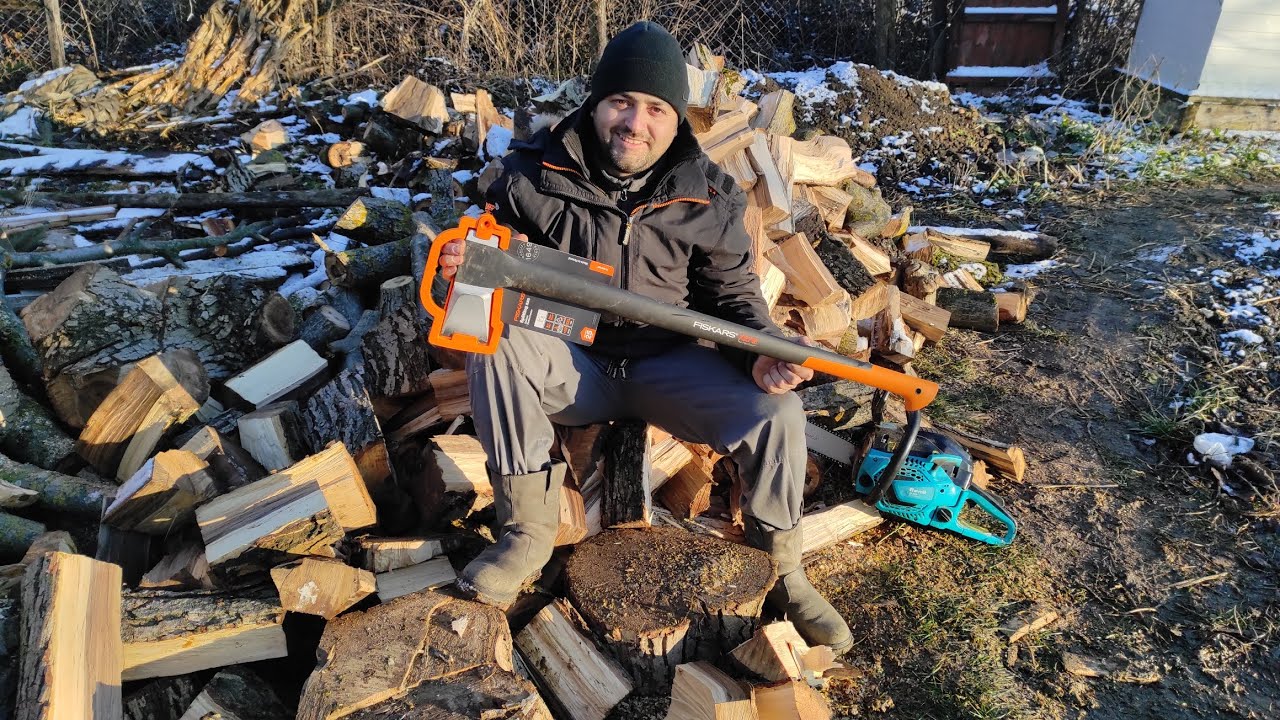 Топор -колун Fiskars X27 xxl обзор тест
