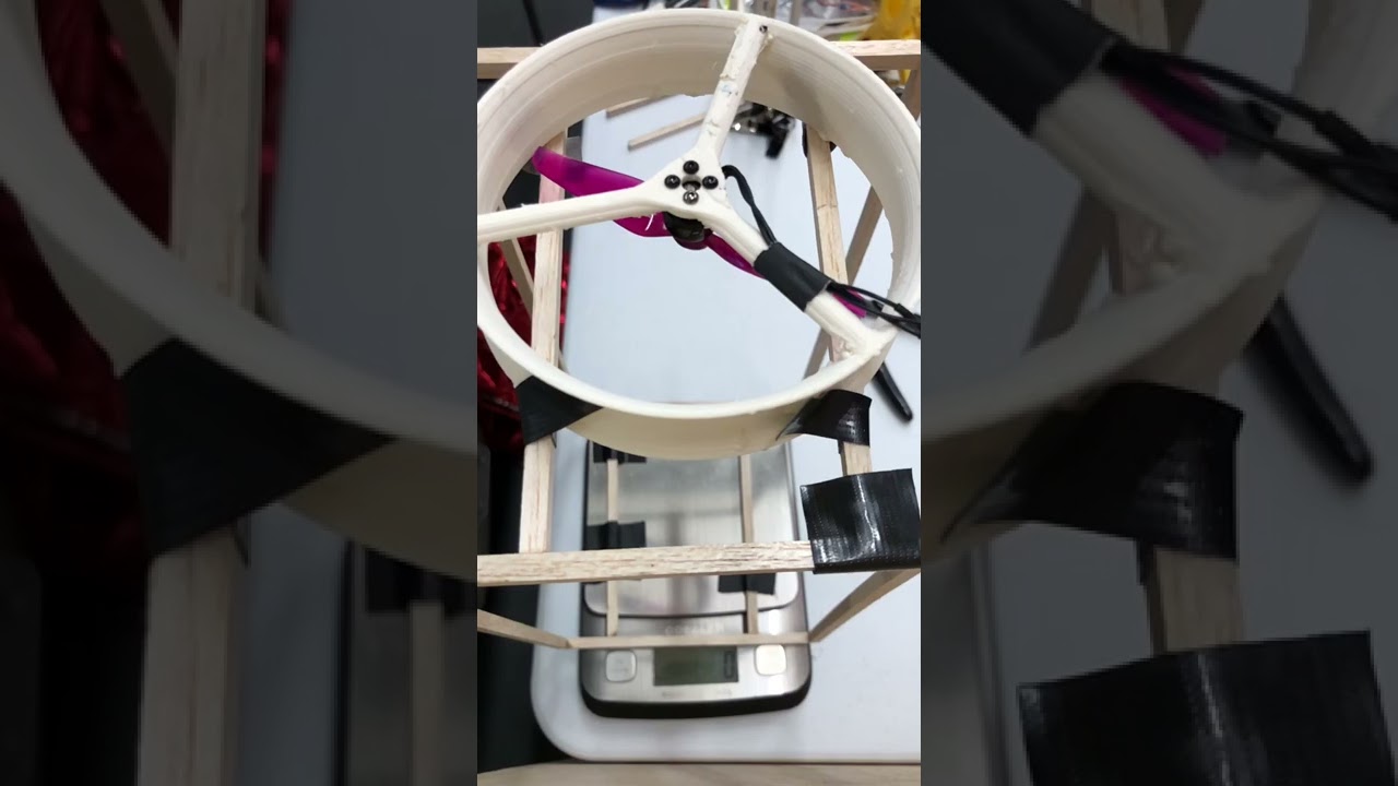 152g of thrust propeller full throttle testing -- June 8 2022
