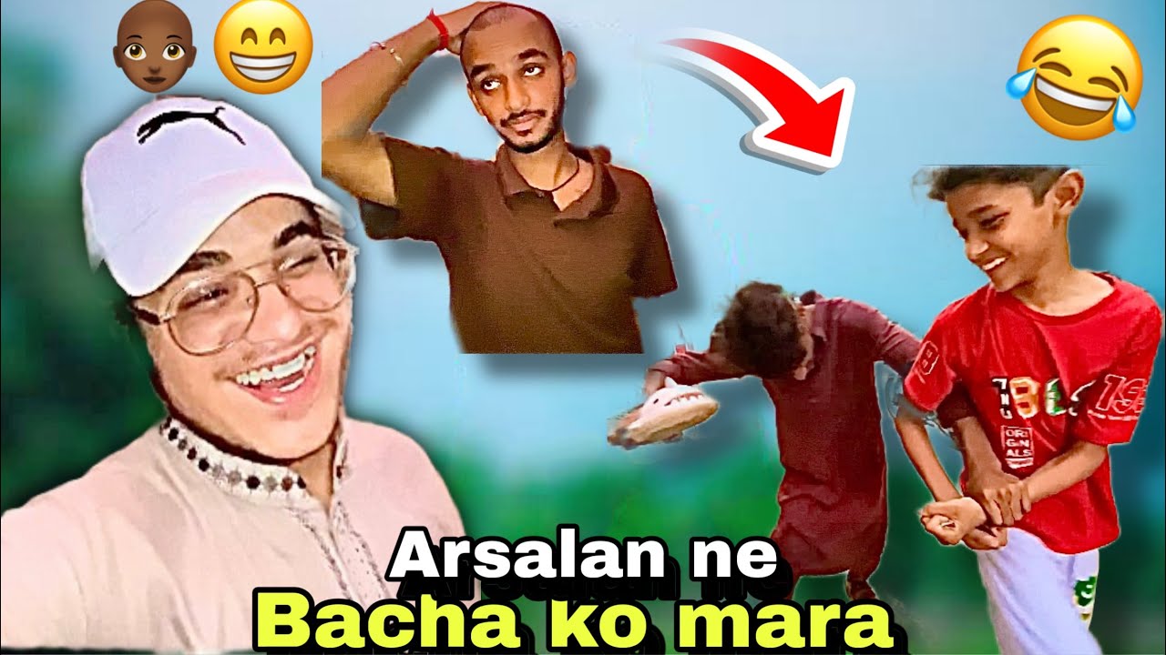 “😂 Arsalan ne bachay ko thappad maar diya aur Taaj Shah ko rulaa diya 😢, itni pyaari larki dekhi he😍