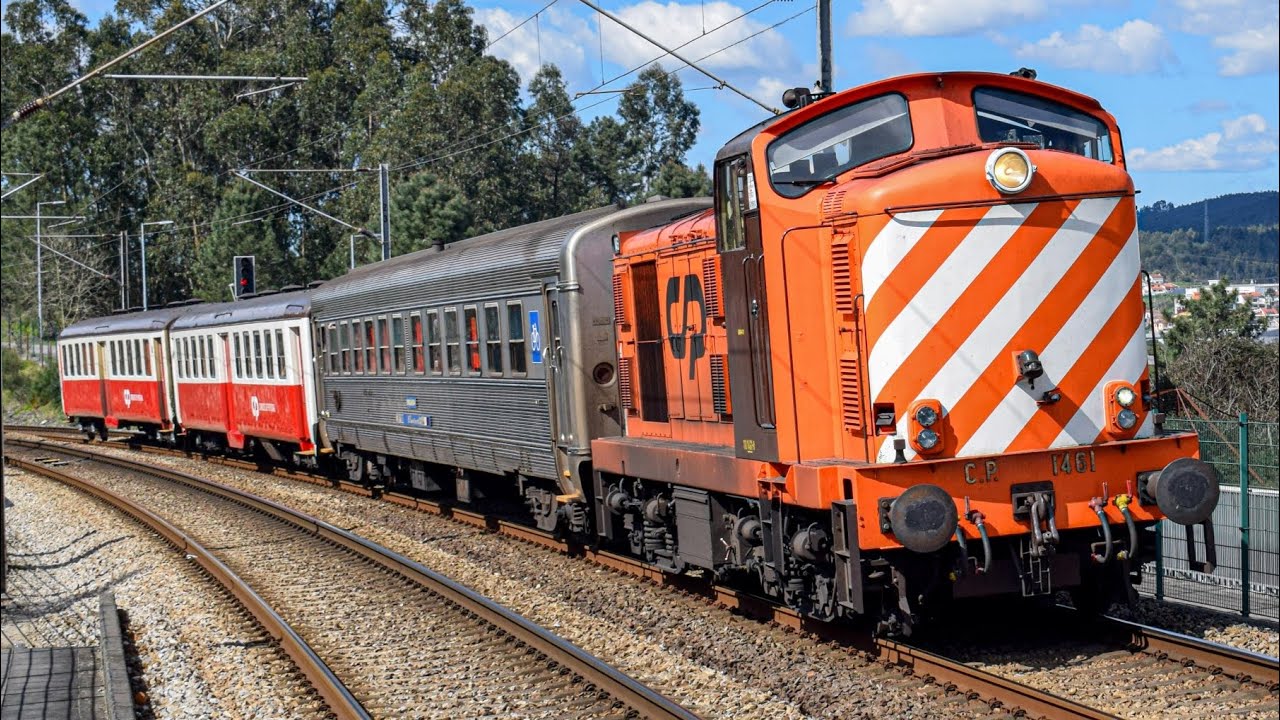 Compilação de Comboios CP em 📍 Granja, Pampilhosa, Souselas, Contumil, São Martinho do Campo📍.