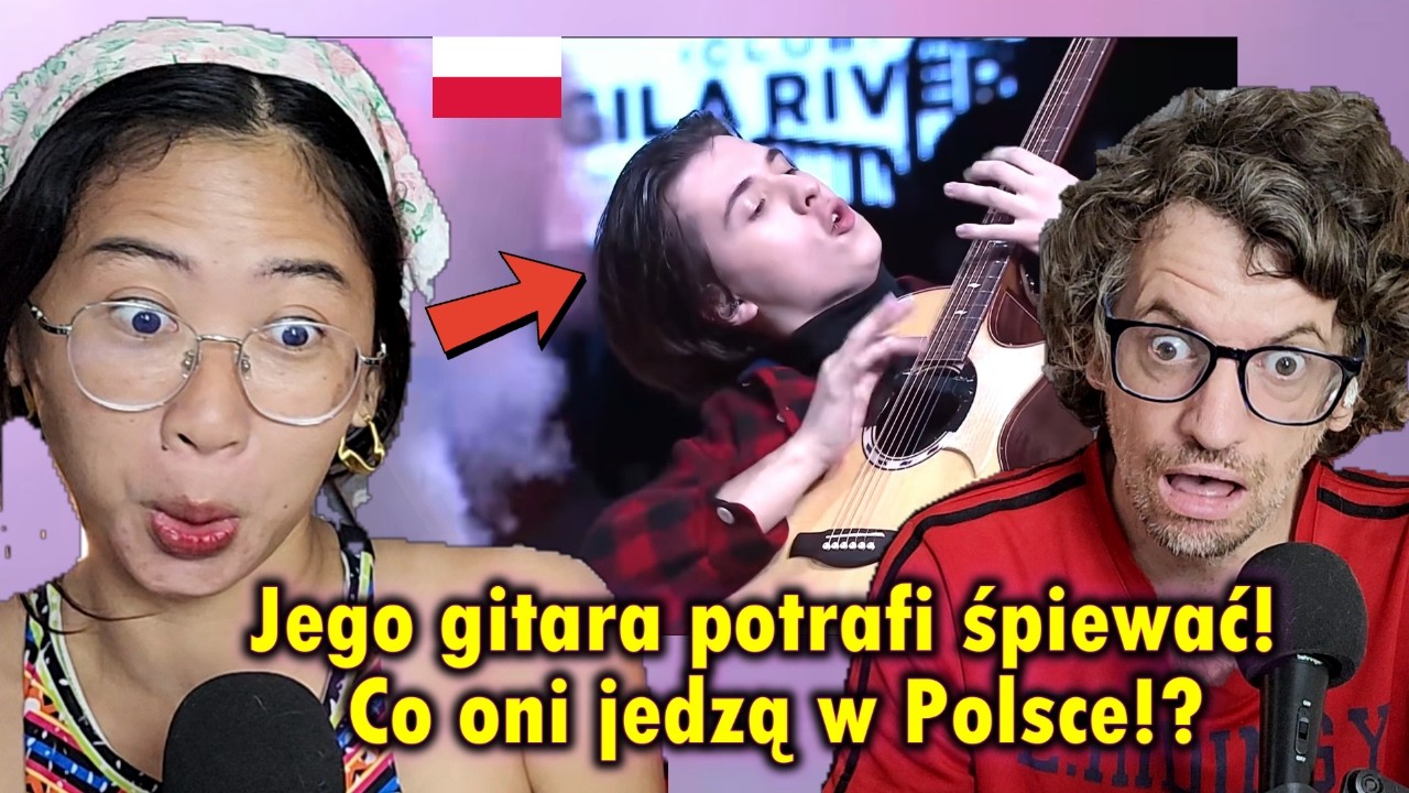 Our Reaction to POLISH GUITARIST Marcin Patrzalek at the NBA Halftime Show!