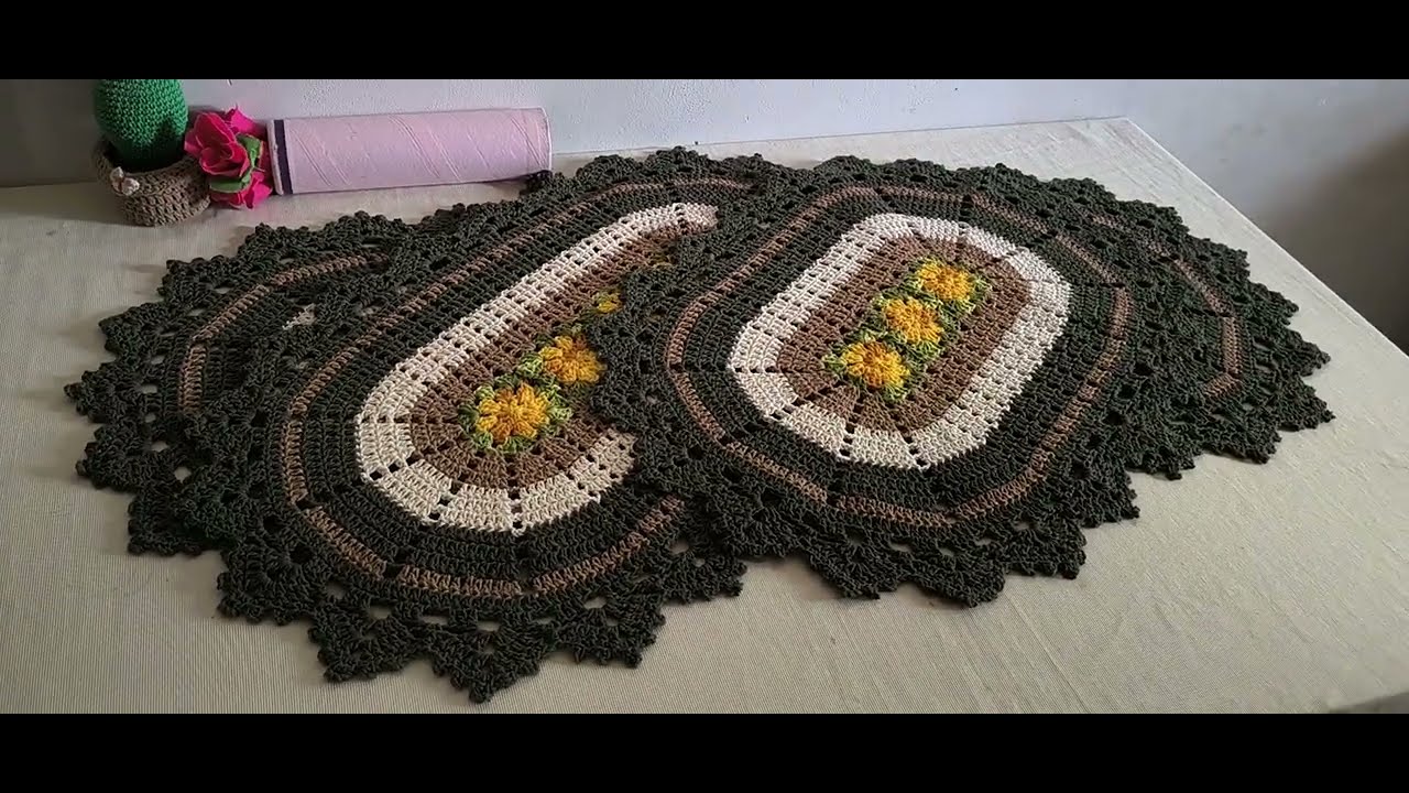 Combinação perfeita 🧶😍Jogo de cozinha misturinha #vlog #vlogcroche #inspiration  