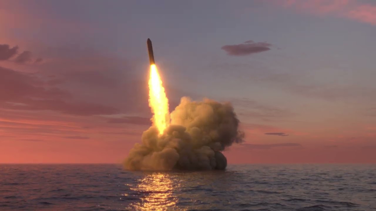 Ballistic missile launch from underwater