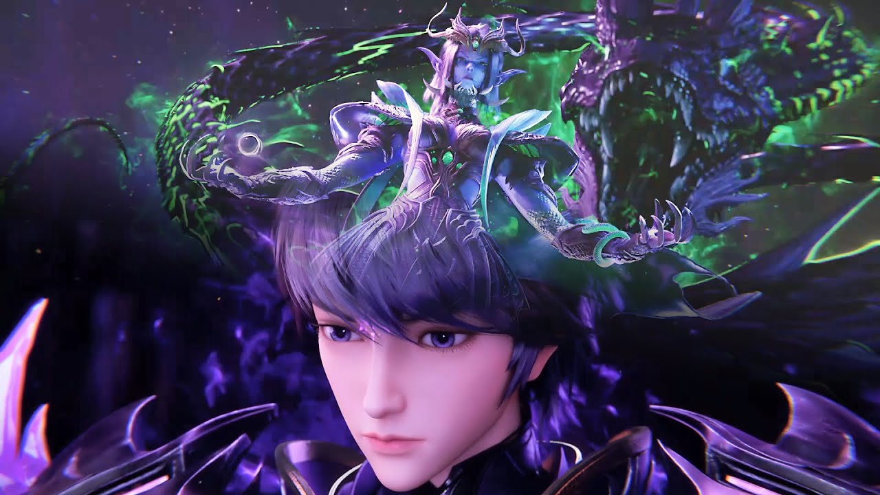 ⚜️猎魔团对战蛇魔神，献祭全部修为，强力击杀魔神子嗣！ 【神印王座 Throne of Seal】#国漫