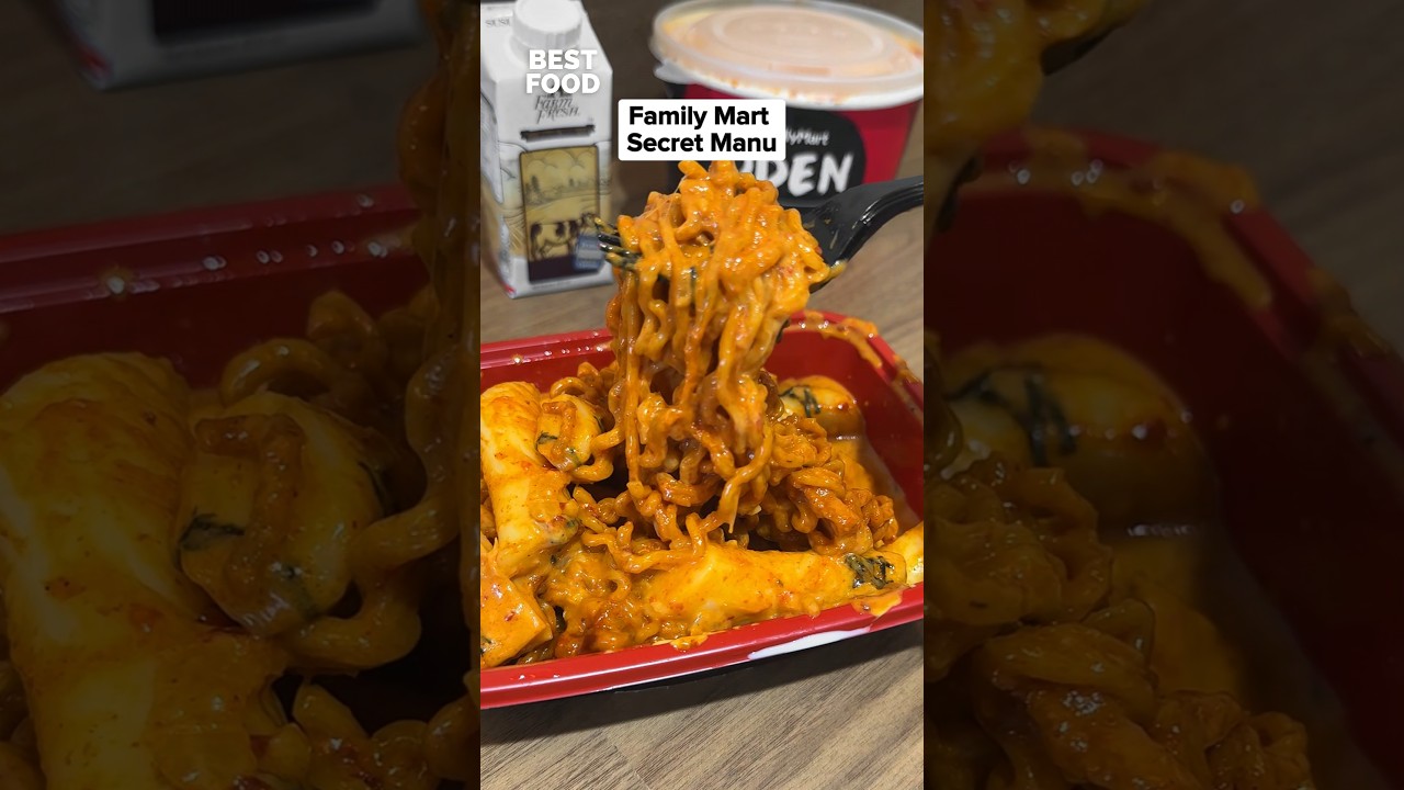 Hidden Family Mart Menu that's creamy and cheesy to the max! 🤤